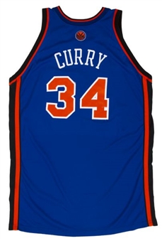 Eddie Curry 2009-10 Game Used New York Knicks Road Jersey (MeiGray)